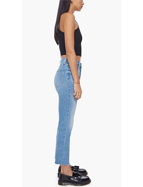 Mother Denim The Tomcat Ankle Fray Kitty Corner Nik and She