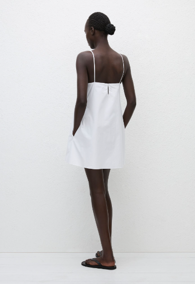 matteau square cami mini dress Matteau Square Cami Mini Dress - White