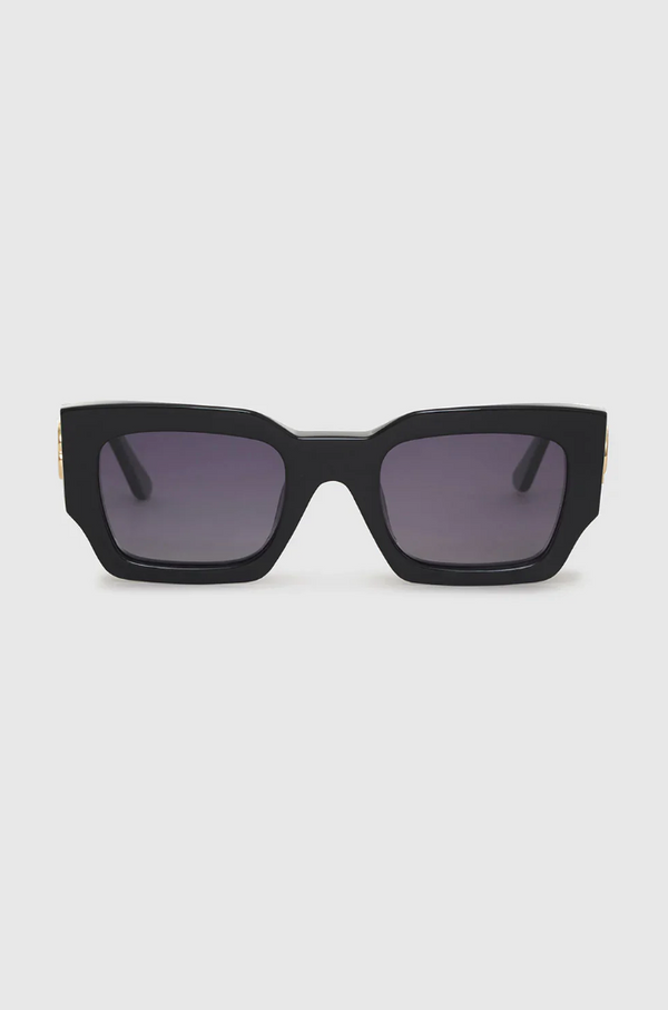 Anine Bing Indio Sunglasses Monogram - Black - Nik and She display picture 1