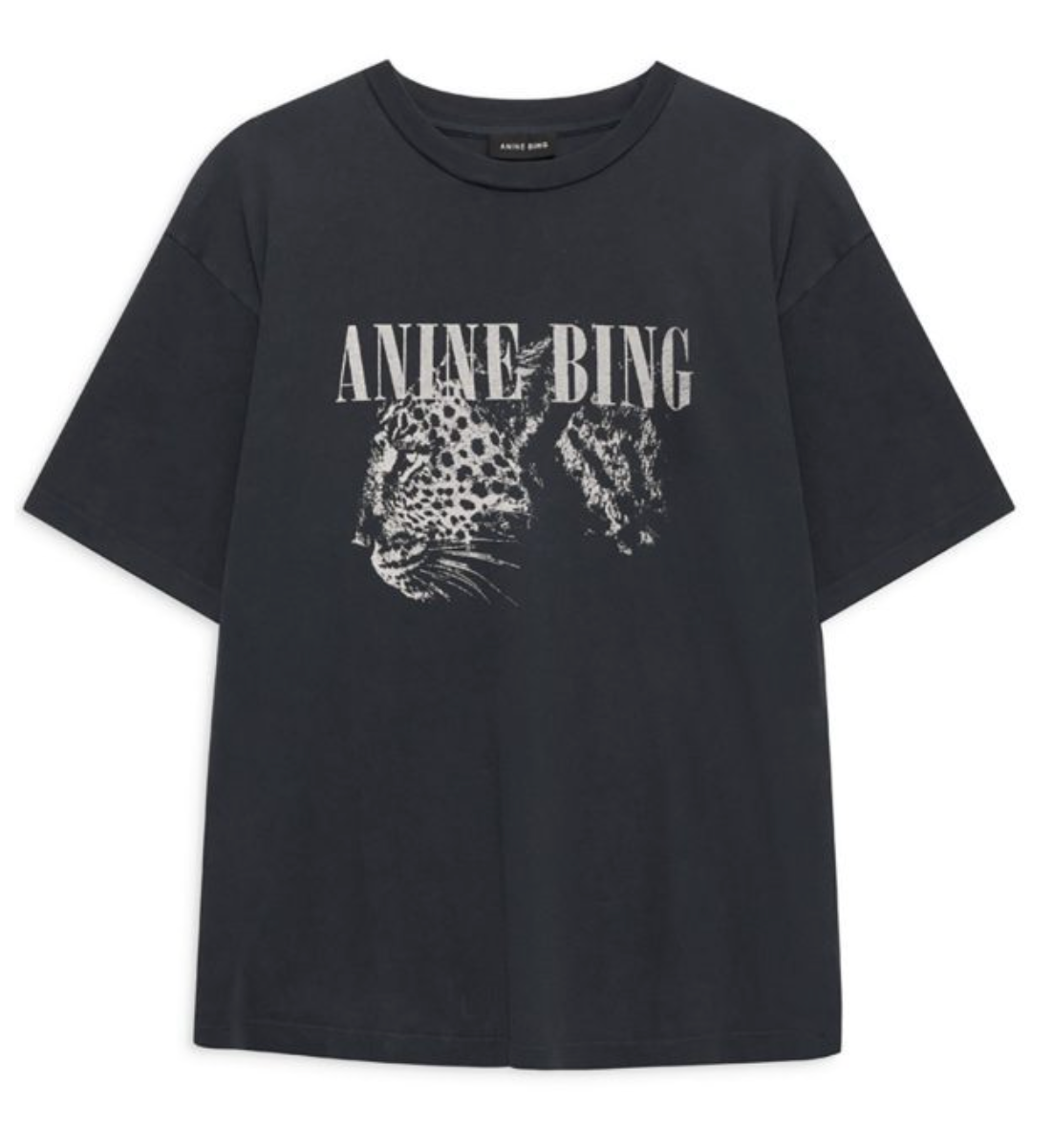 Anine Bing Cohen Tee - Washed Black