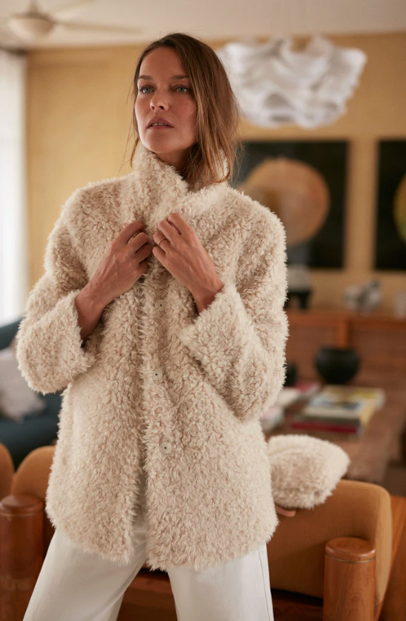 【leday】Ounce lily alpaca jacket ivory Lilya Ellen Jacket - Ivory - Nik and She