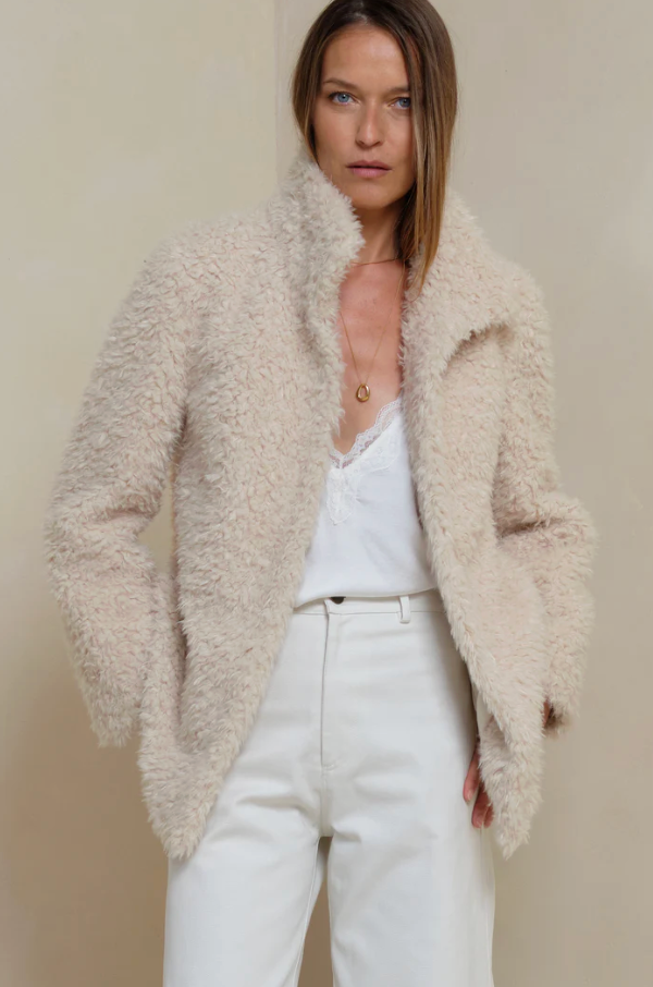 Lilya Ellen Jacket - Ivory - Nik and She Lilya Ellen Jacket - Ivory - Nik and She