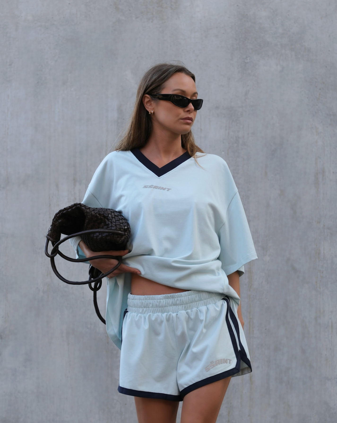 Ssaint Reflective V Shorts - Mint