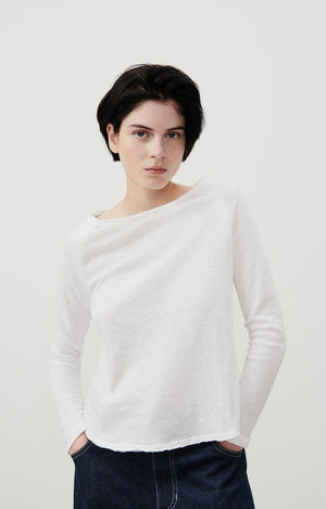American Vintage Femme L/S T Shirt - White