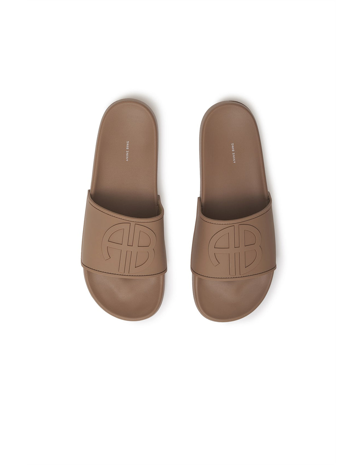 Anine Bing Isla Isla Slides - Camel