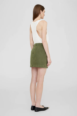 Anine Bing Aliza Skirt - Army Green