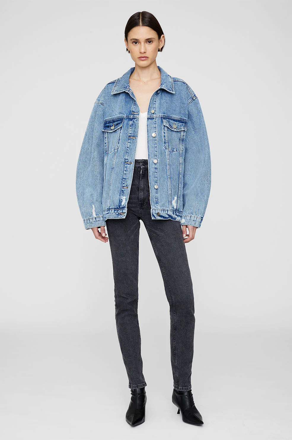 Anine Bing Rory Jacket - Vintage Blue