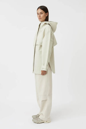 Camilla And Marc Hadley Coated Cotton Jacket - Lichen White