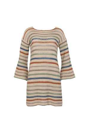 Lilya Collectiva Stripe Knit Dress - Desert Mix