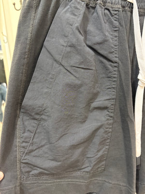 Bassike Contrast Pocket Detail Short - Slate Grey