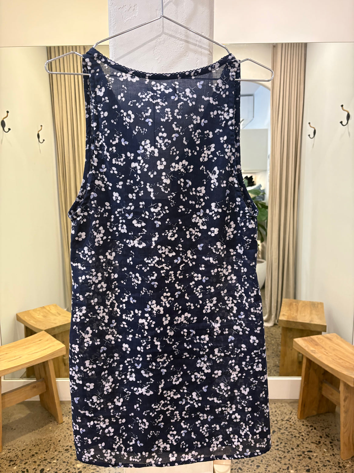 Lilya Zoe Mini Dress - Bijou Floral Navy