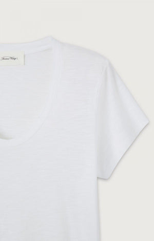 American Vintage Womens T-Shirt JAC48 - White