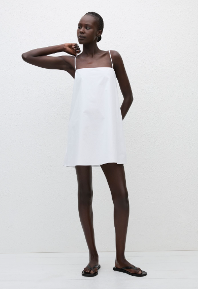 chinese dress ladies Matteau Square Cami Mini Dress - White