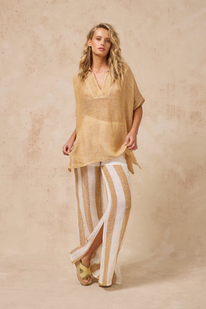 Estilo Emporio Carolina Top - Rete Oro