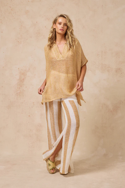 Estilo Emporio Carolina Top - Rete Oro