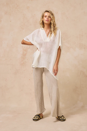 Estilo Emporio Carolina Top - Rete Panna