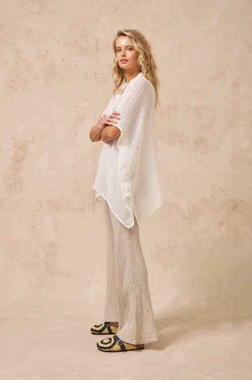 Estilo Emporio Carolina Top - Rete Panna