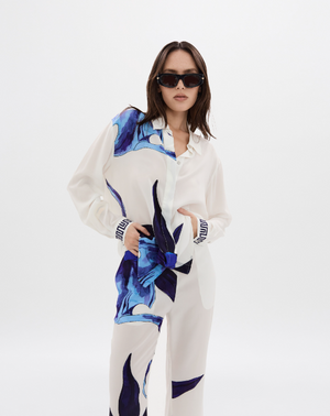 Muma World Ink Ghost Orchid Long Sleeve Shirt