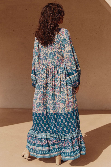 Spell Marmont Gown - Lapis