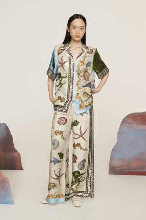 Alemais Bath House Silk Pant