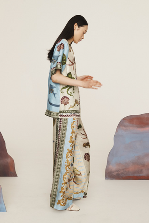 Alemais Bath House Silk Pant