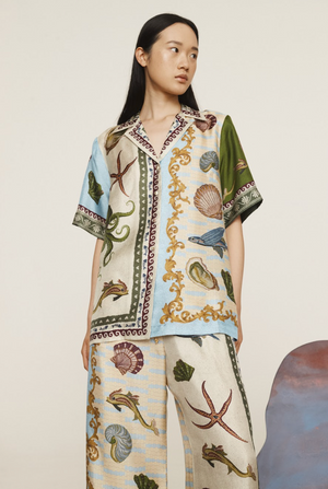 Alemais Bath House Silk Pant