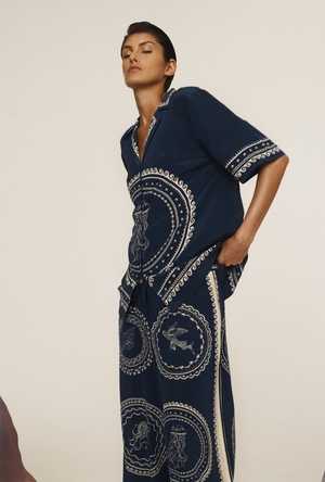 Alemais Oceane Silk Pant.