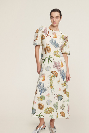 Alemais Sea Midi Dress