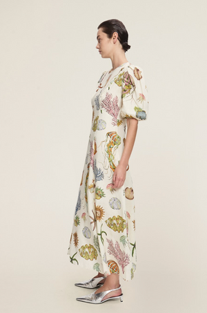 Alemais Sea Midi Dress