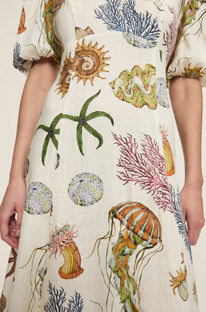 Alemais Sea Midi Dress