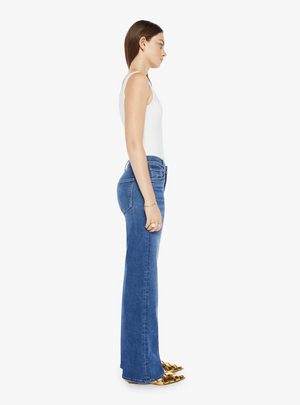 Mother Denim Mid Rise Maven Sneak - Over The Top