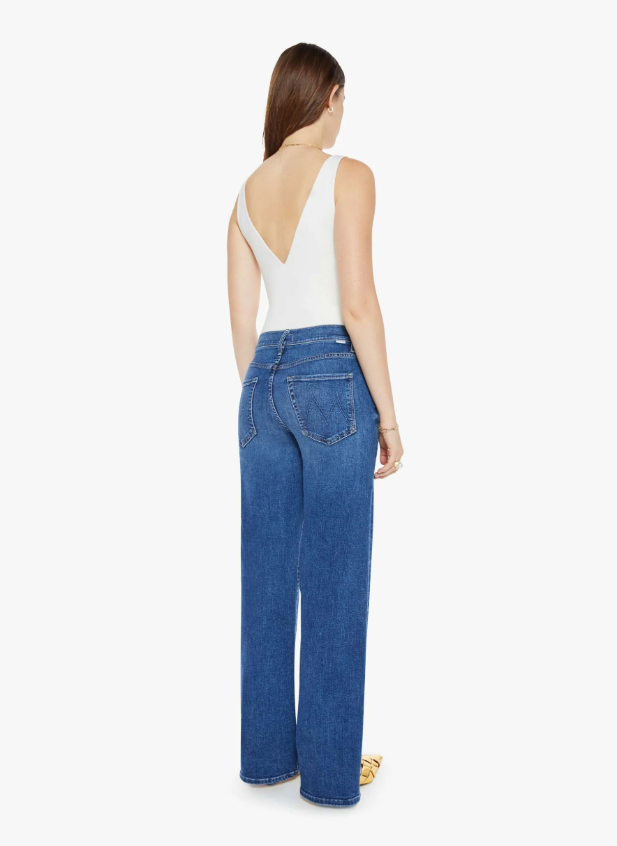 Mother Denim Mid Rise Maven Sneak - Over The Top