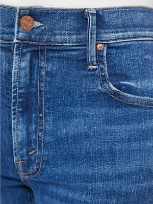 Mother Denim Mid Rise Maven Sneak - Over The Top