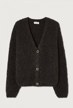 American Vintage Zolly Cardigan - Charcoal