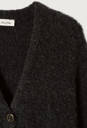 American Vintage Zolly Cardigan - Charcoal