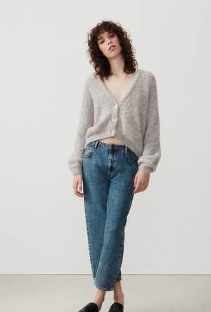American Vintage Zolly Cardigan - heather Grey