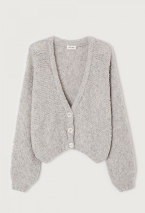 American Vintage Zolly Cardigan - heather Grey