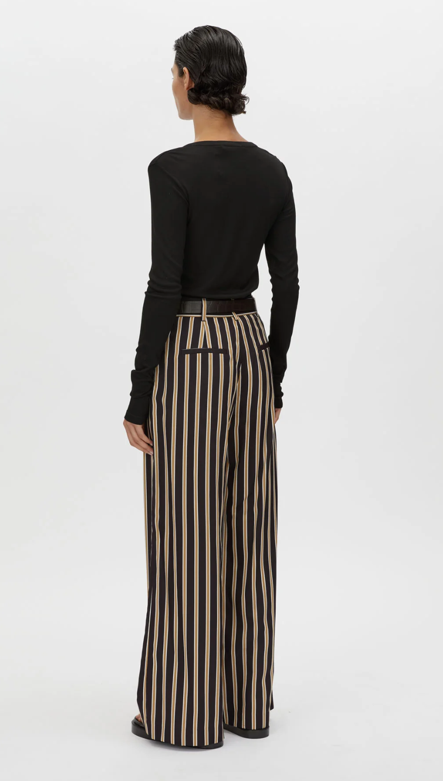 Camilla and Marc Delphin Button Down Top - Black