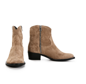 Estilo Emporio Morgan Boot Suede - Biscuit Suede