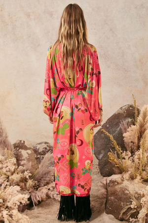 Spell Libertine Reversible Robe - Cayenne