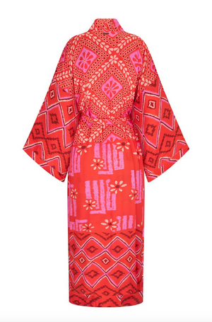 Spell Libertine Reversible Robe - Cayenne