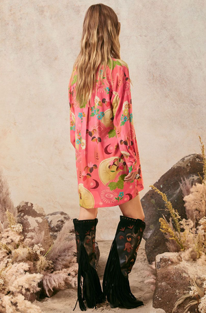 Spell Libertine Shirt Dress -Cayenne