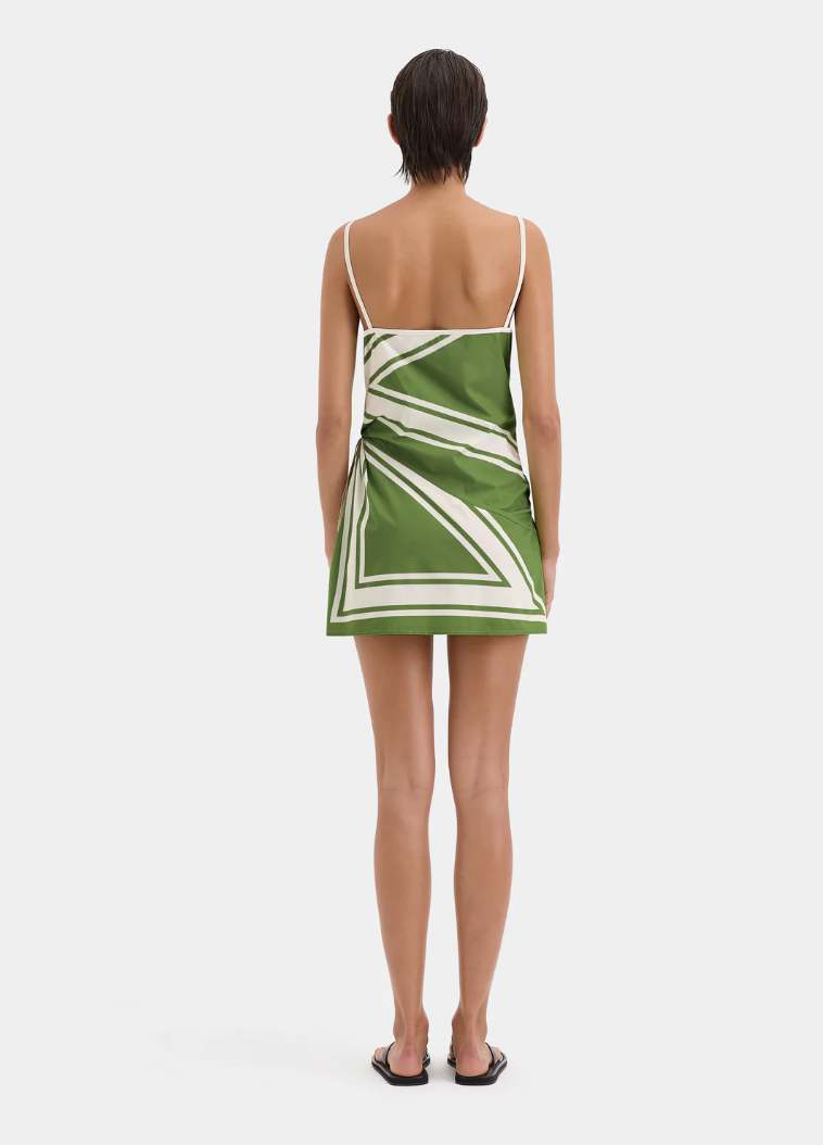 SIR. Carlo Mini Dress - Milano Verde