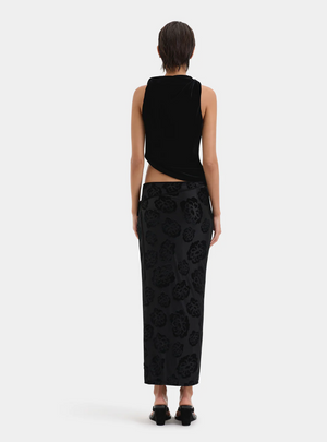 SIR. Vittoria Wrap Skirt - Midnight Floral