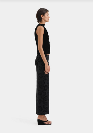 SIR. Vittoria Wrap Skirt - Midnight Floral