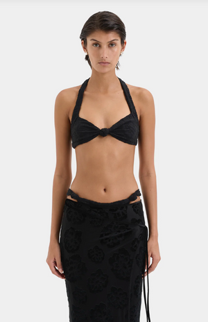 SIR. Vittoria Wrap Skirt - Midnight Floral