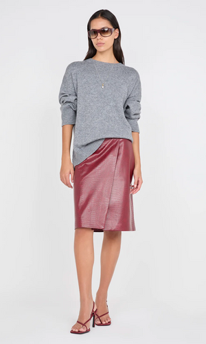 Bec and Bridge Alix Crew Neck Jumper - Grey Marle