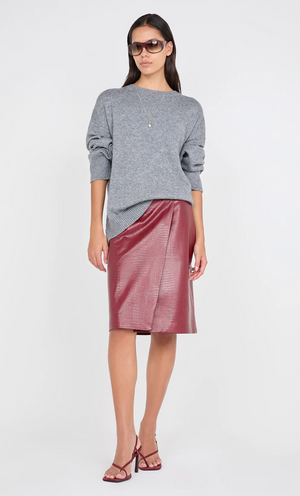 Bec and Bridge Alix Crew Neck Jumper - Grey Marle