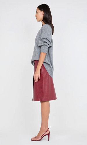 Bec and Bridge Alix Crew Neck Jumper - Grey Marle