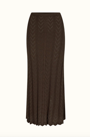Spell Lou Lou Knit Skirt - Cacao